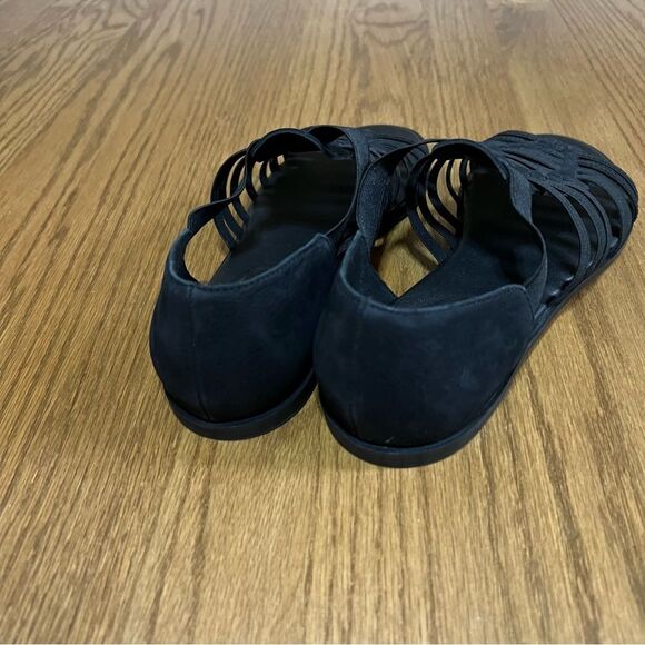 NEW Eileen Fisher Rato Stretch Black Sandal Sz 8.5 - Picture 5 of 8